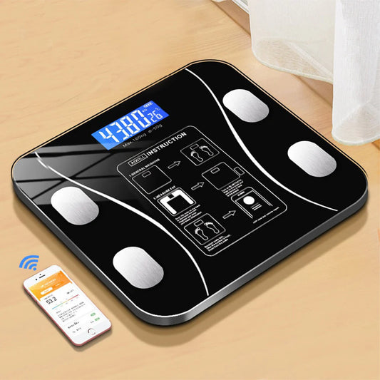 Smart wireless digital weight scale, body composition analyzer