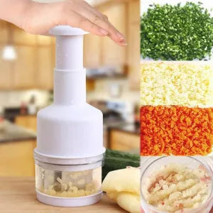 Food Chopper, Manual Hand Chopper.