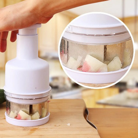 Food Chopper, Manual Hand Chopper.