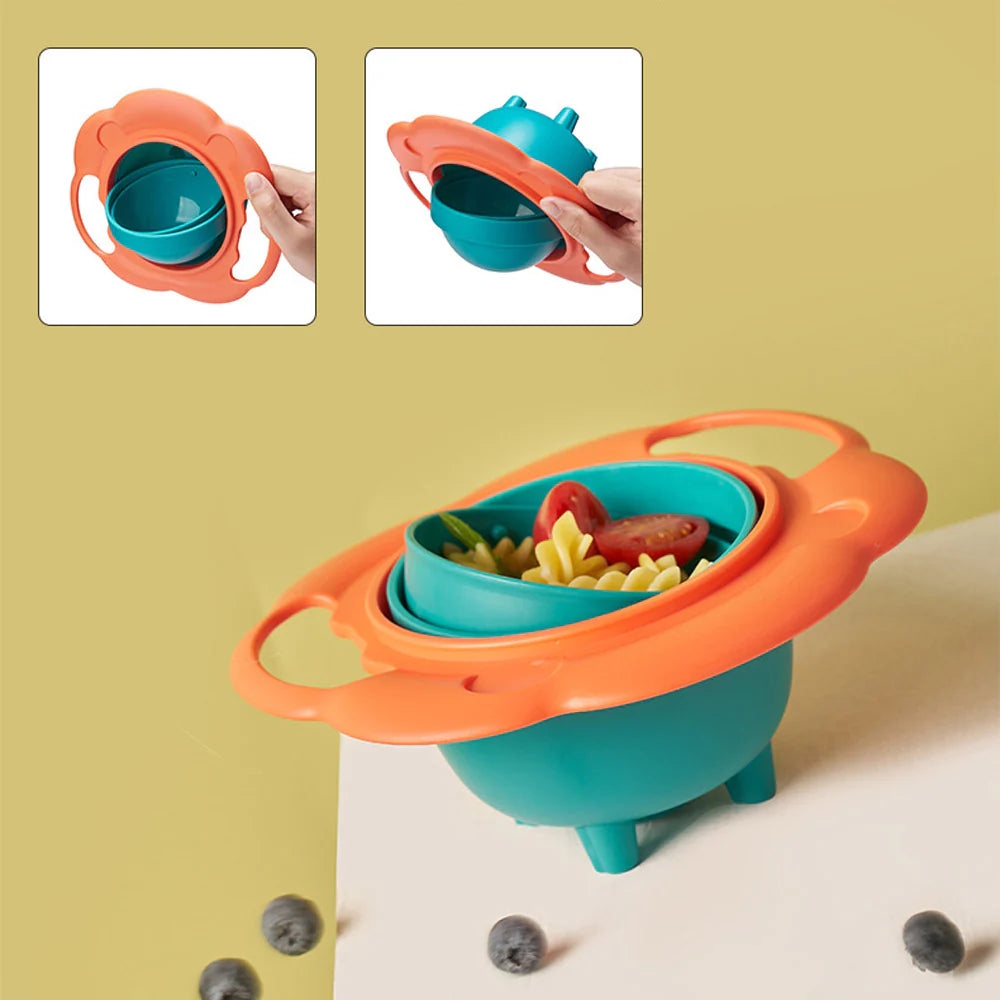 360 Degrees Rotate Baby Bowl.