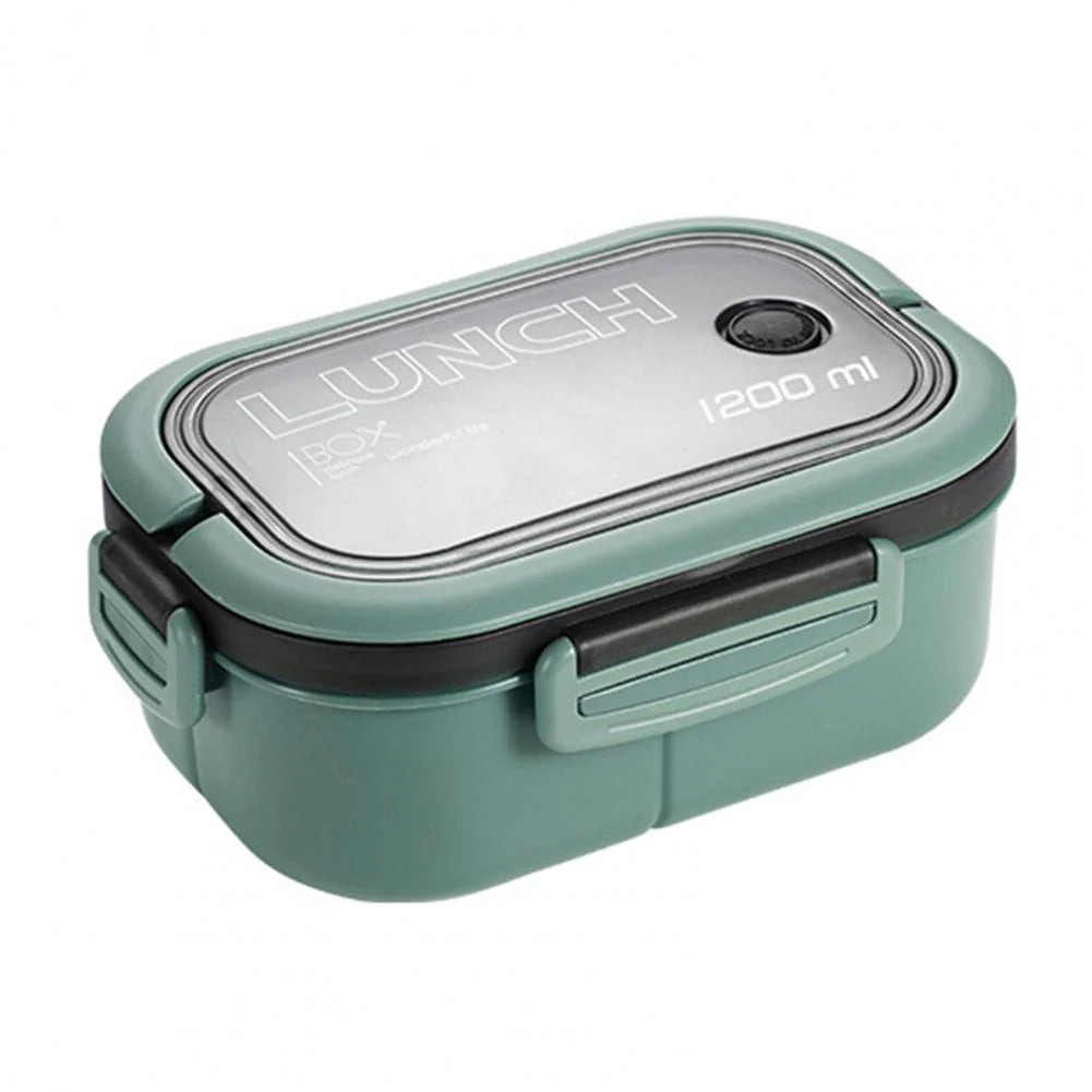 Lunch Box Portable Hermetic Children Student Bento Box With Fork Spoon Leakproof Microwavable