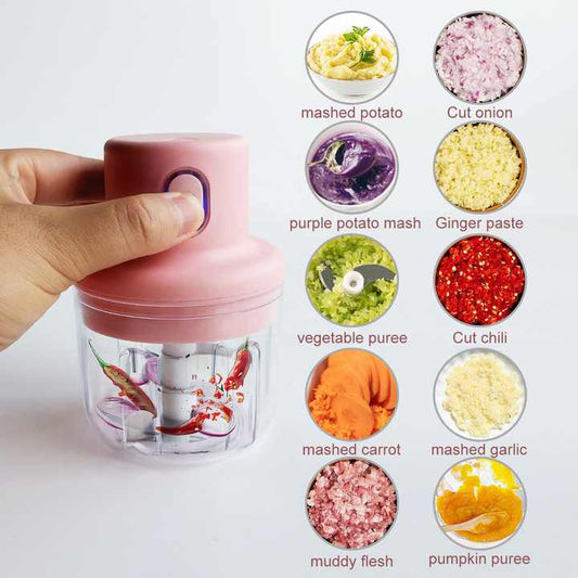 Electric Mini Garlic Chopper, Blender 250ml.