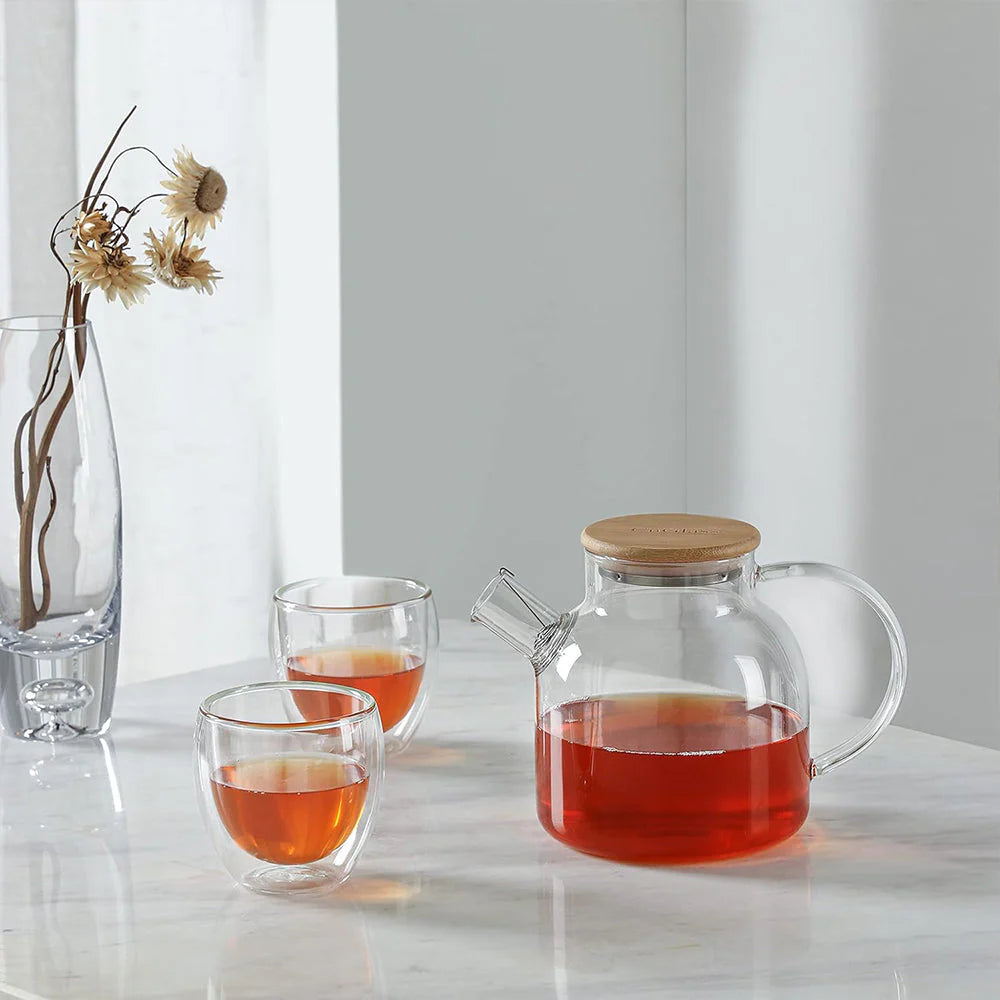 Glass Teapot Stovetop 1000ml.