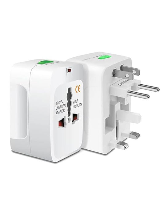 All-In-One Universal Worldwide International Travel Adapter Plug.