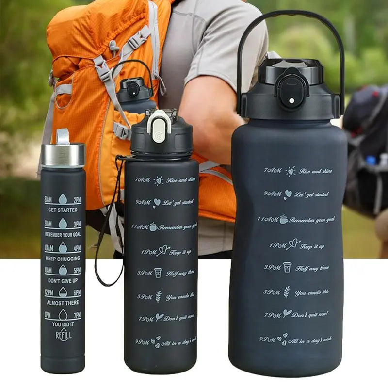 3 Pcs/set Sport Water Drinking Bottles.