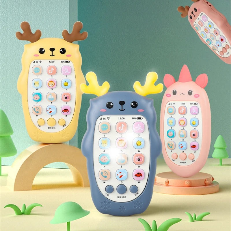 Baby Phone Toy, Bilingual Telephone ,Educational Learning Machine, Music Toys.