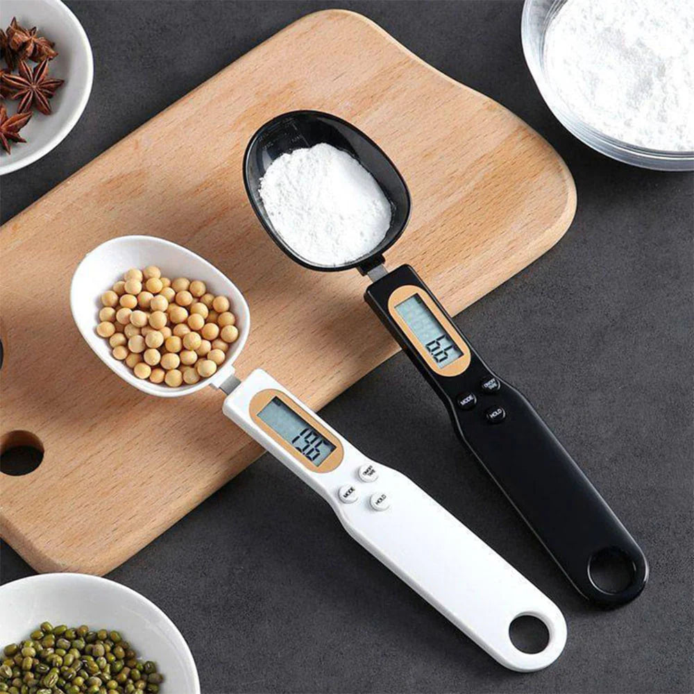 Electronic Kitchen Scale LCD Digital Measuring Food Spoon.